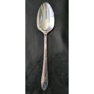 1 Vintage Oneida Community Tudor Queen Bess II Silver Plate 1946 Serving Spoon